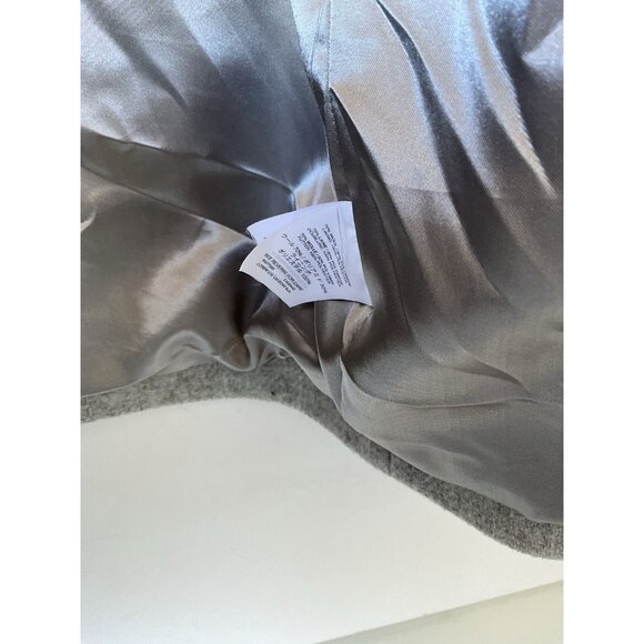 J.Crew Cocoon Coat Italian Stadium-Cloth Wool Blend Gray Size 2 - Picture 7 of 7